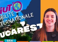 Léane, étudiante BUT 3 GEA en Erasmus à Bucarest