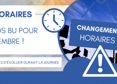 Affiche des horaires
