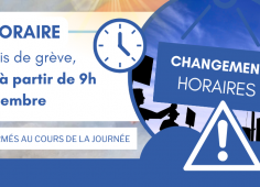 Affiche de la grève