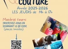 Découvrez la couture avec les ateliers du Guichet de l'AIDE