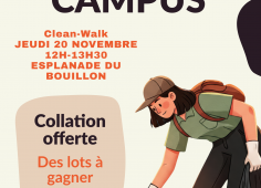Rejoignez la Clean Walk du 20 novembre 2025 sur le campus de La Source