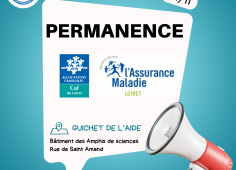 Permanence CPAM CAF du 4 novembre 2025 au guichet de l'Aide