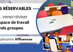 Reprise du texte de l'actu, photo des espaces de travail