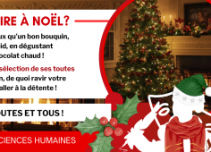 Reprise du texte de l'actu, photo d'un sapin, icon d'une devanture de la BU LLSH avec des cadeaux et des sapins
