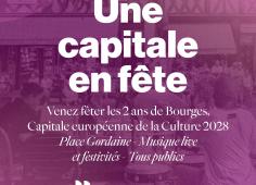 Festivités d’anniversaire de Bourges 2028 – 13/12/2025