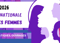 Reprise du texte de l'actu, logo de plusieurs silhouettes de femmes