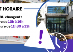 Reprise du texte de l'actu, photo de la BU Bourges