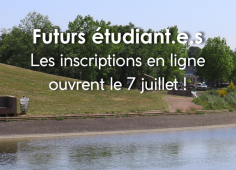 Les inscriptions à l'Université ouvrent le 7 juillet