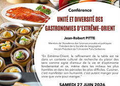 Conf. sur les gastronomies d'E.O _ PITTE le 27 2026