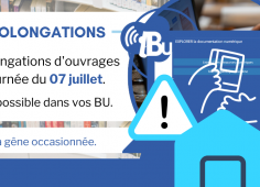 Réservations et prolongations le 7 juillet