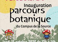 Affiche inauguration évobotaparc