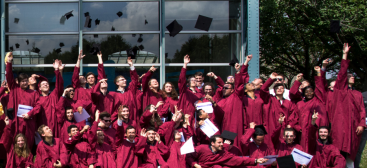 Jetée de toque des diplômés