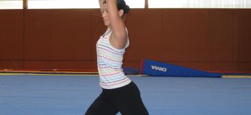 Etudiante gymnastique