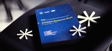Le livre de recherche ATHENA et le logo étoile ATHENA