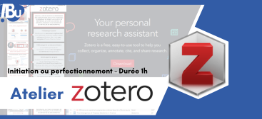 Capture d'écran Zotero