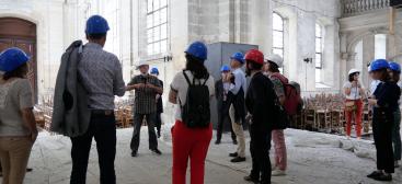 Visite du chantier sur le site de l'ancien Hôpital Madeleine