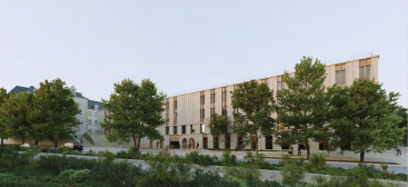 Vue du projet Campus Centre Ville par l'Agence AAVP