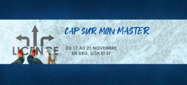 Poursuivez vos études après la licence avec Cap sur mon Master 