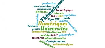 Nuages de mots sur les UNT et site de ressources pédagogiques