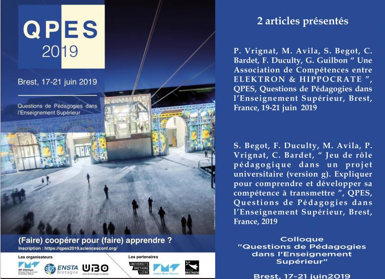 IUT Indre - Actus - Colloque QPES - Brest 2019