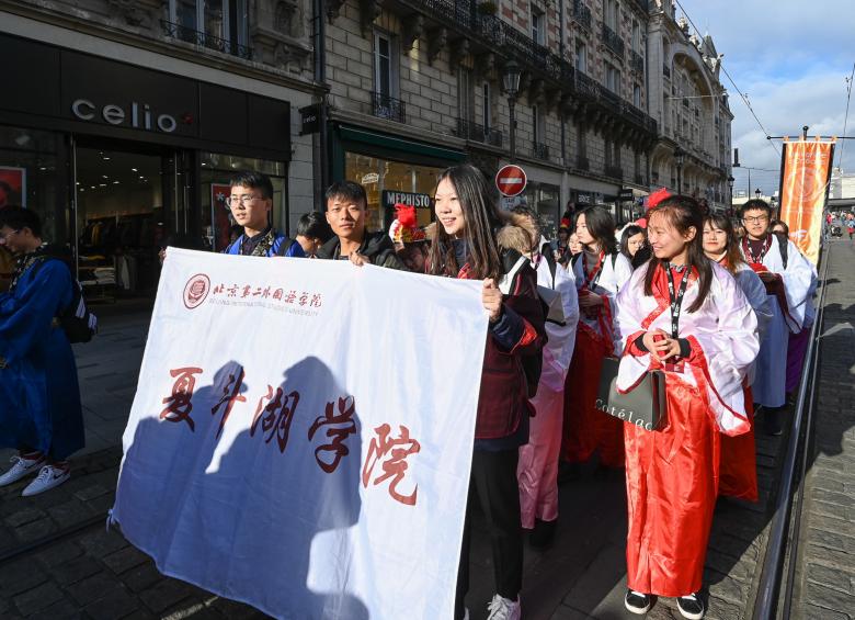 groupe chinois banderole