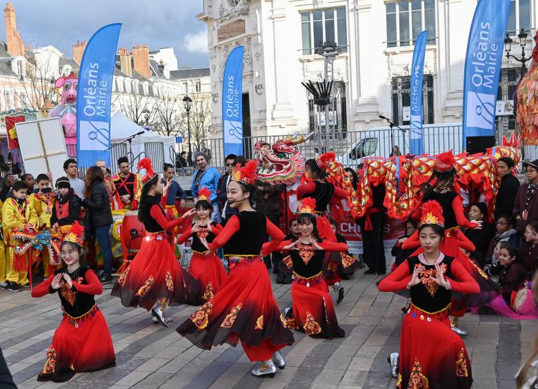 groupe chinois danse