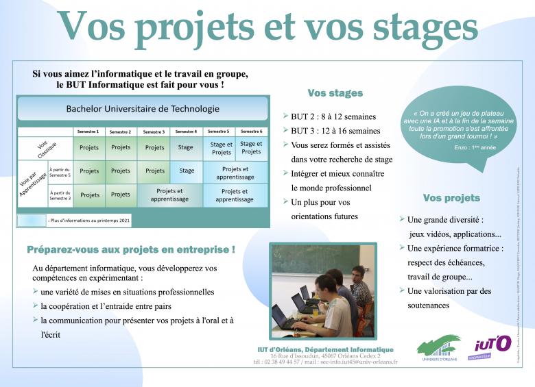 Projets et stages