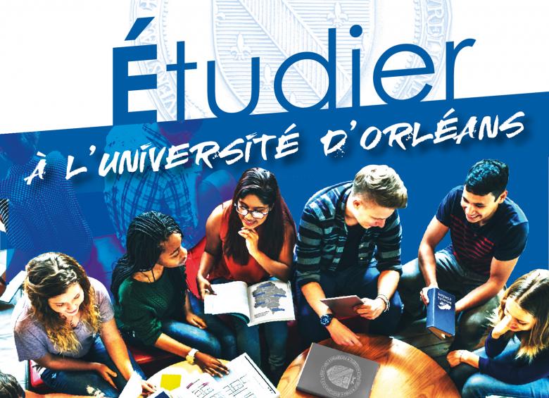 Couverture du livret 2022-2023 "Étudier à l'université d'Orléans"