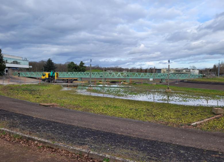 Travaux passerelle Lac 6