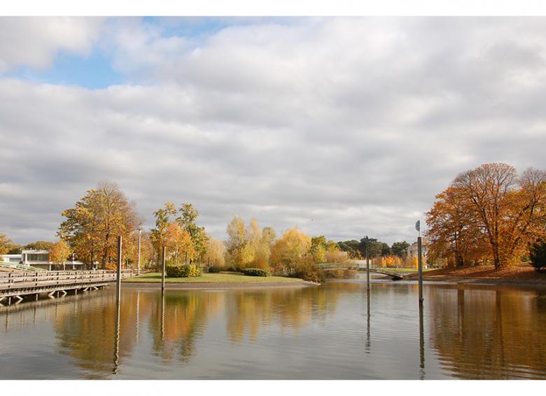 Le campus d'Orléans en automne