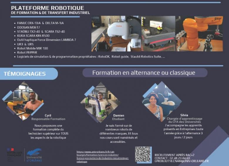 Affiche de la LP Rob (fichier pdf en bas de page)