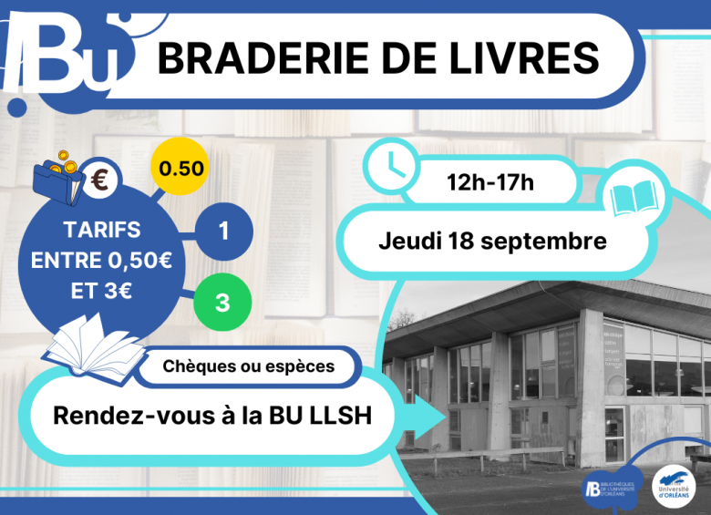 Braderie de livres du SCD jedudi 18 septembre 2025