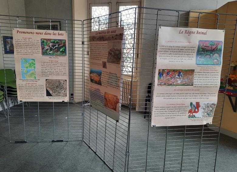 Photo de l'exposition "Existait-il une conscience écologique au Moyen Âge ?"