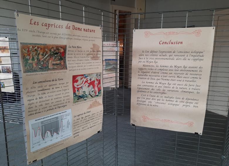 Photo de l'exposition "Existait-il une conscience écologique au Moyen Âge ?"