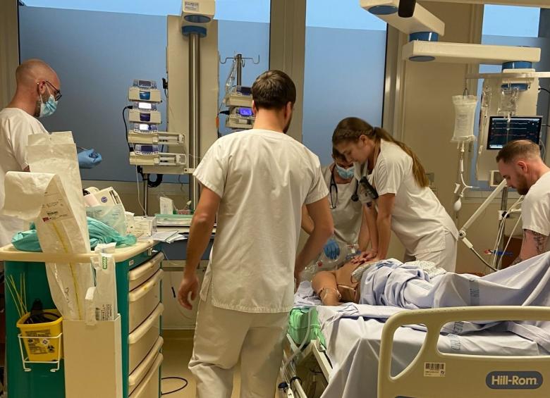 Des étudiants en formation médicale au CéSiMo