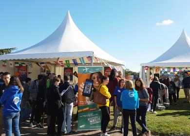 Etudiants pour la journée internationale