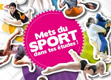 Visuel Mets du sport dans tes études !