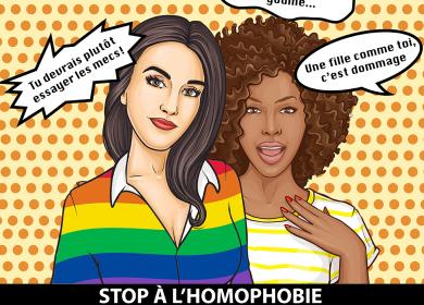 Campagne sensibilisation "Stop à l'homophobie" 2020