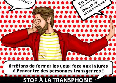 Campagne sensibilisation "Stop à la transphobie" 2020