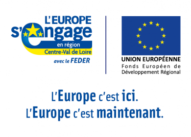 Fonds Européen de Développement Régional logo feder en region centre val de Loire