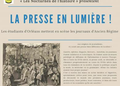 affiche presse en lumière