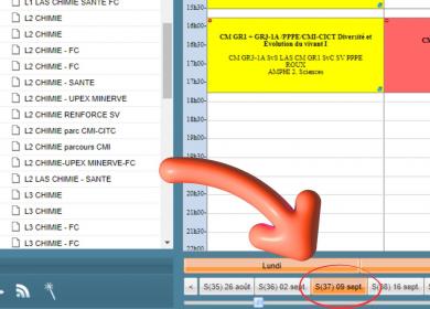 Tutoriel consulter son emploi du temps