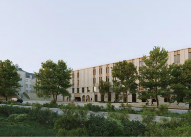 Vue du projet Campus Centre Ville par l'Agence AAVP