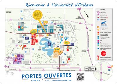 Plan JPO 2026 campus Orléans La Source