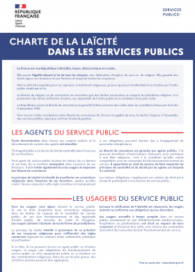 Charte de la laïcité dans les services publics