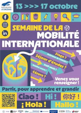 Affiche de la Semaine de la mobilité internationale
