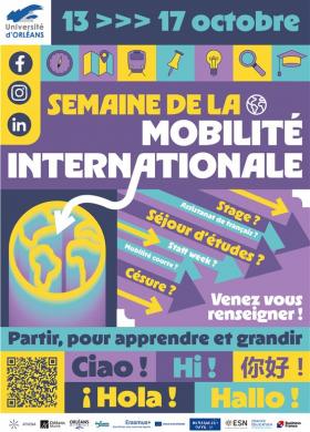 Affiche de la Semaine de la mobilité internationale