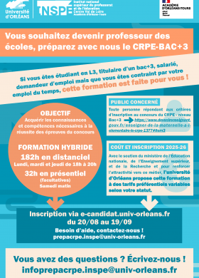 INSPE - Flyer Préparation CRPE
