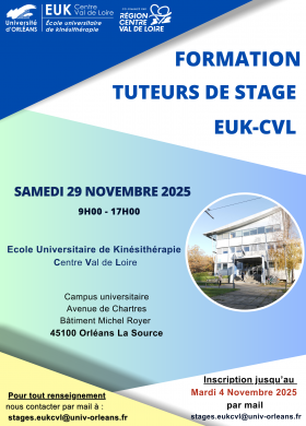 Formation pour les tuteurs de stage à l'EUK CVL le 29/11/2025