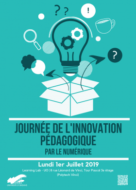 Affiche journée de l'innovation le 1er juillet 2019 au Learning Lab